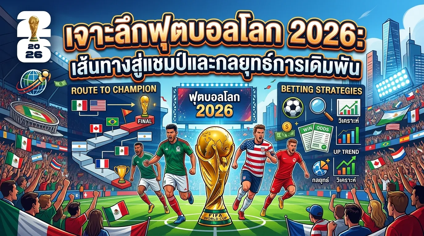 เจาะลึกฟุตบอลโลก 2026: เส้นทางสู่แชมป์และกลยุทธ์การเดิมพัน