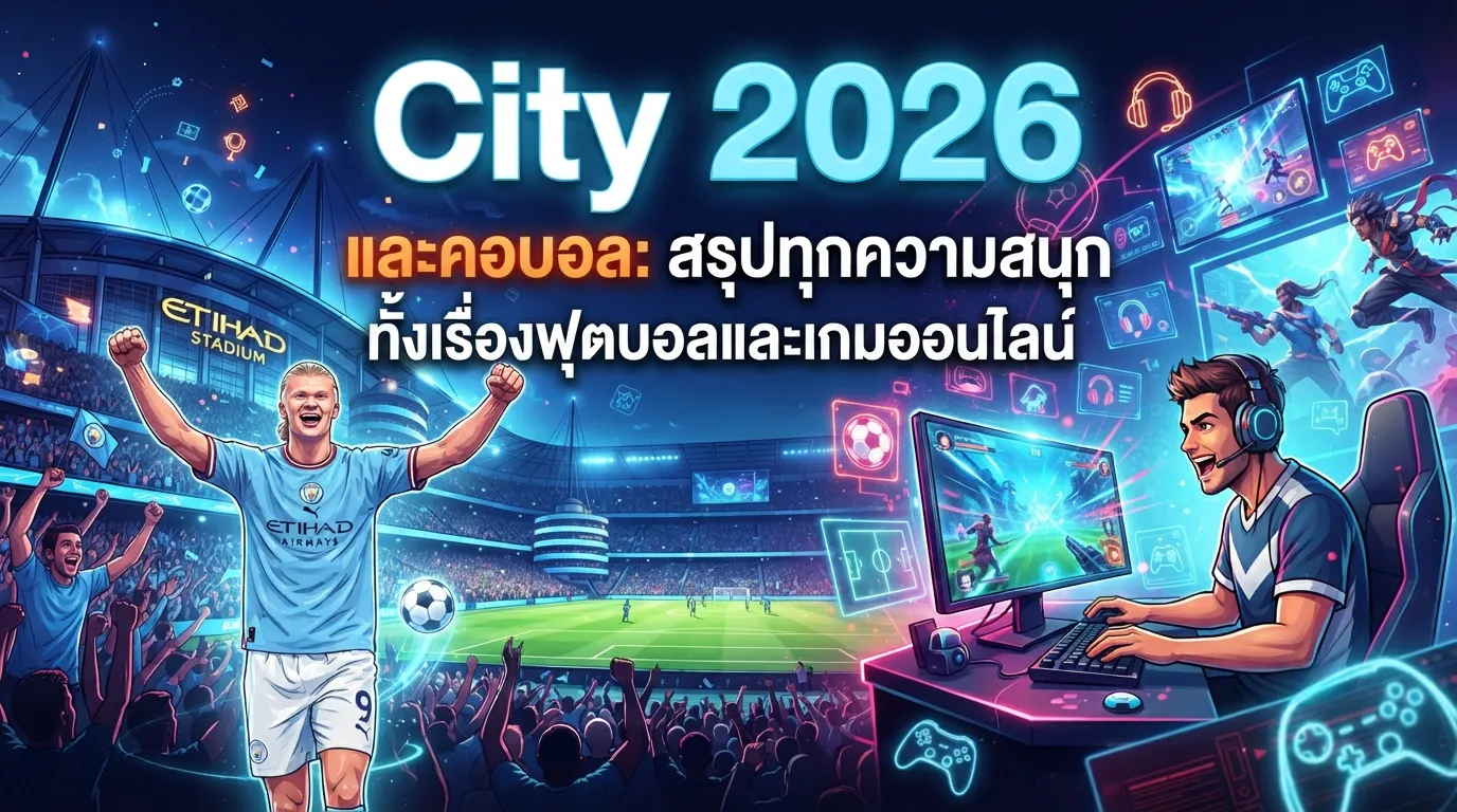 City 2026 และคอบอล: สรุปทุกความสนุกทั้งเรื่องฟุตบอลและเกมออนไลน์